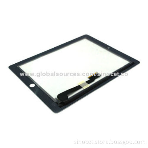 Touchscreen Glass Digitizer Replacement Part for iPad 3/4, 2 Colors are Available
